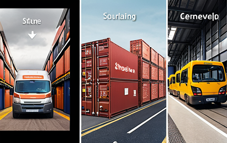 Here are three image prompts for generating visuals based on the provided text, focusing on key aspects of the evolving supply chain world: