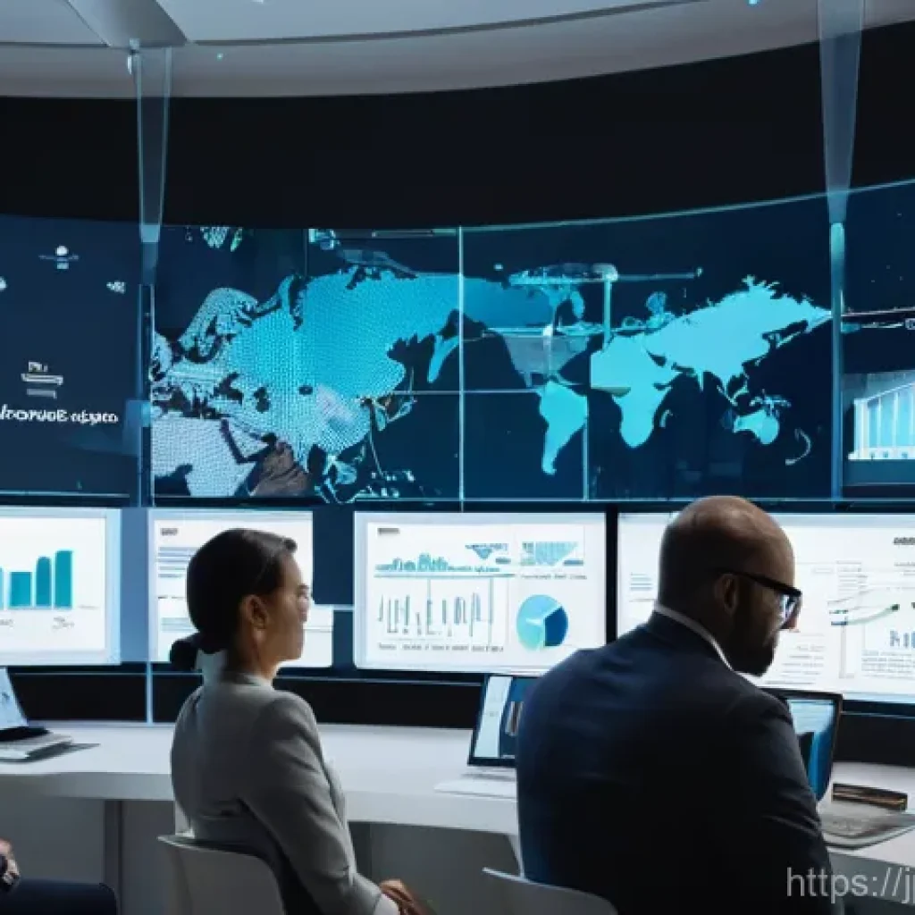공급망관리 실무에서의 글로벌 표준 적용 - **Prompt: Supply Chain Clarity Unveiled**
A diverse team of professionals (men and women, variou...