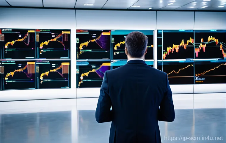 공급망관리와 미래 산업의 연결점 - **Prompt: AI-Powered Global Supply Chain Control Center**
    "A vibrant, high-tech control center f...
