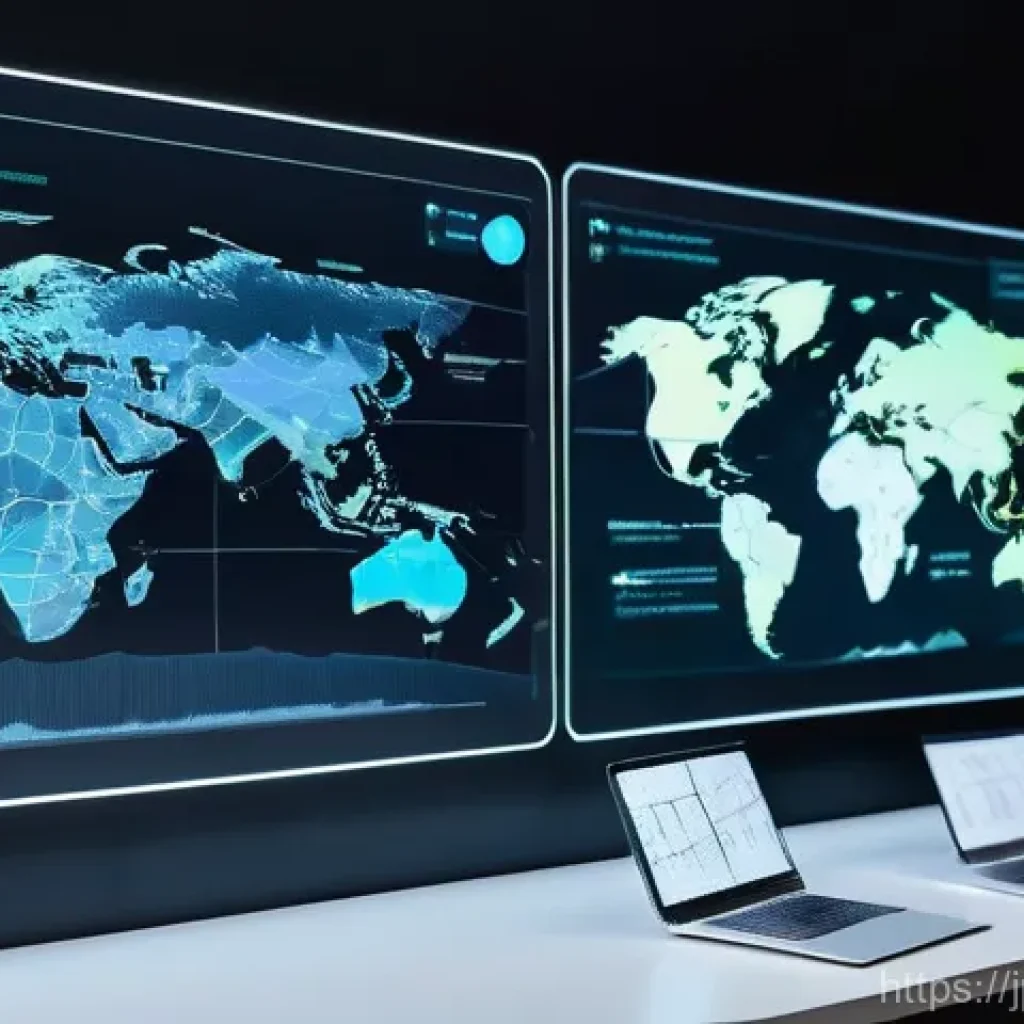 공급망관리와 품질 관리 기법 - **Prompt: "A futuristic, dynamic control center, representing the evolving heart of supply chain man...